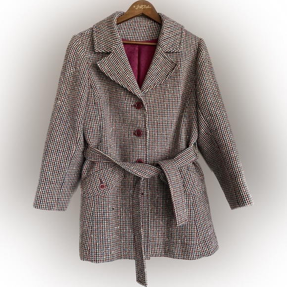 Tweed Pea Coat - Picture 2 of 9